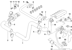 Intake system air blowing / AGR