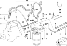 Injection system, diesel engine