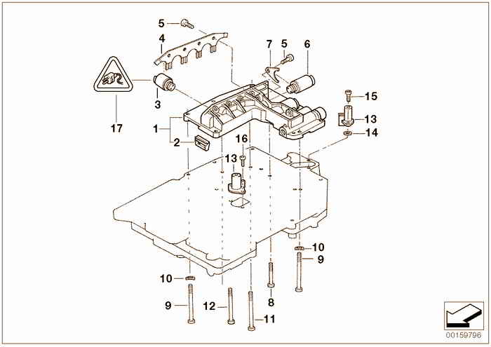 A5s310z mounting parts control unit BMW M3 3.2 S52 E36 Convertible, USA