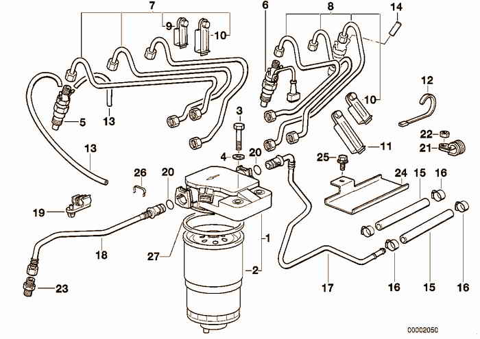 Injection system, diesel engine BMW 325tds M51 E36 Touring, Europe