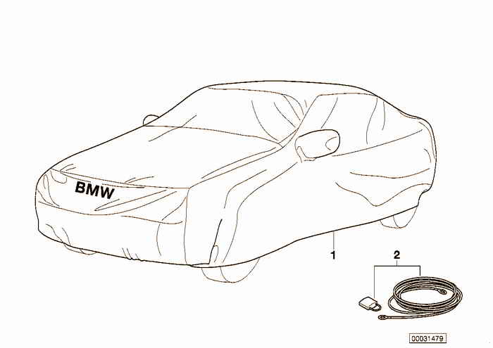 Ultralon Car Cover BMW 318is M44 E36 Coupe, USA