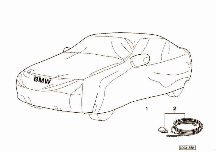 Evolution 4 Car Cover BMW M3 3.2 S52 E36 Sedan, USA